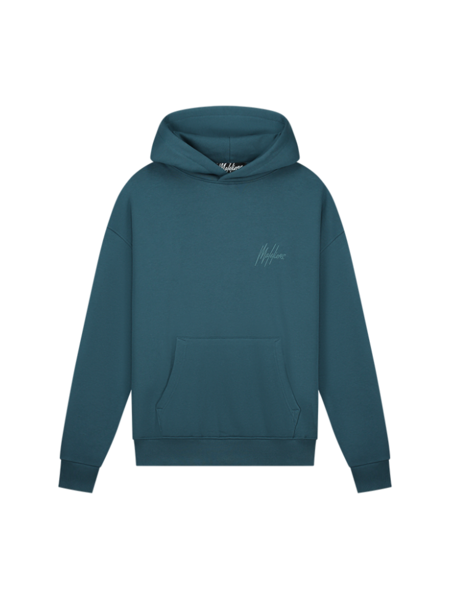 Malelions Malelions Patchwork Hoodie - Petrol