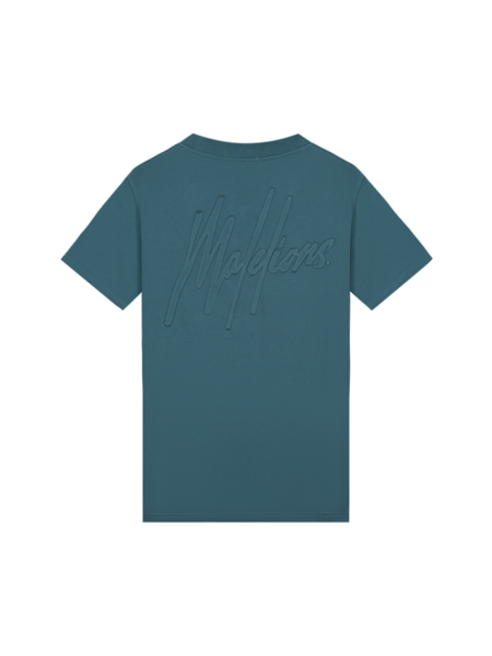Malelions Malelions Patchwork T-Shirt - Petrol