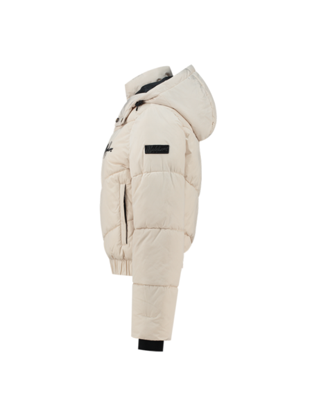 Malelions Malelions Women Signature Puffer Jacket - Beige