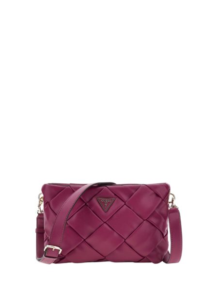 Guess Zaina Crossbody Top Zip - Boysenberry