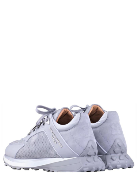 Benjamin Berner Benjamin Berner Alpha Python Cut Matt Nappa Sneaker - Ice Grey