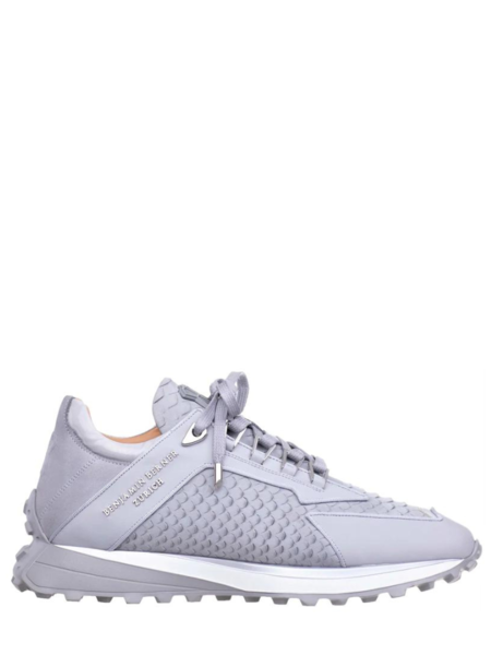 Benjamin Berner Benjamin Berner Alpha Python Cut Matt Nappa Sneaker - Ice Grey