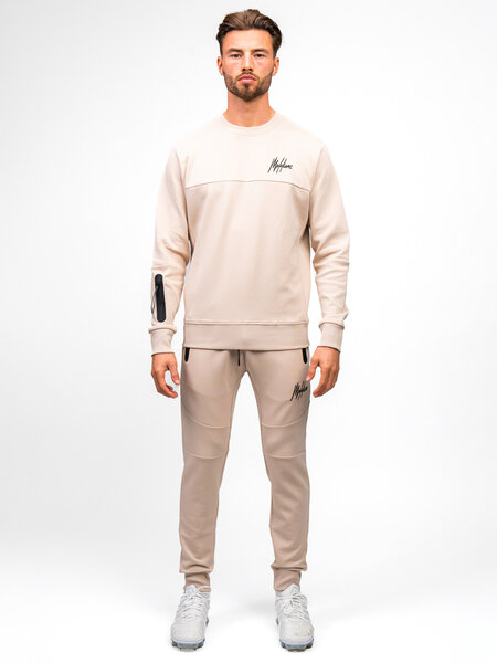 Malelions Malelions Sport Counter Trackpants - Beige