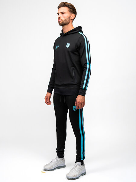 Malelions Malelions Sport Academy Trackpants - Black/Turquoise