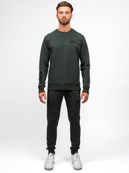 Malelions Malelions Sport Counter Sweater - Dark Green