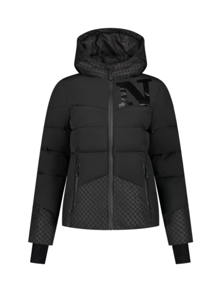 Nikkie Logo Ski Jacket - Black