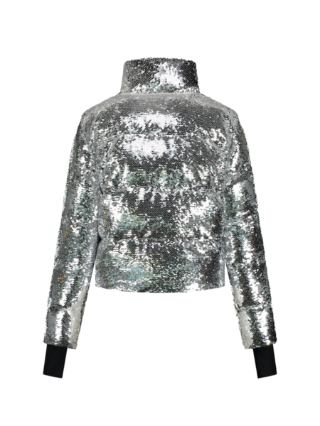 Nikkie Nikkie Sequin Ski Jacket - Silver