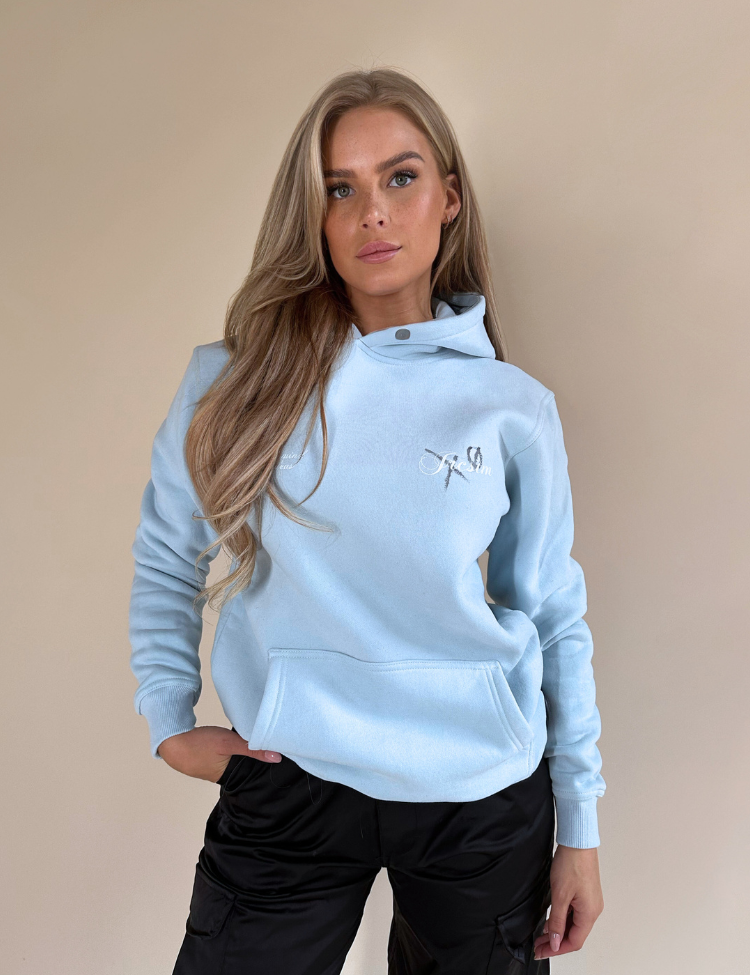 JorCustom JorCustom Women Angel Slim Fit Hoodie Blue