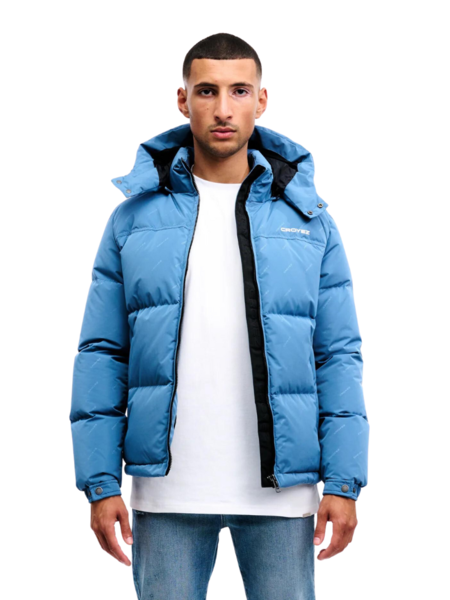 Croyez Croyez Allover Puffer Jacket - Vintage Blue