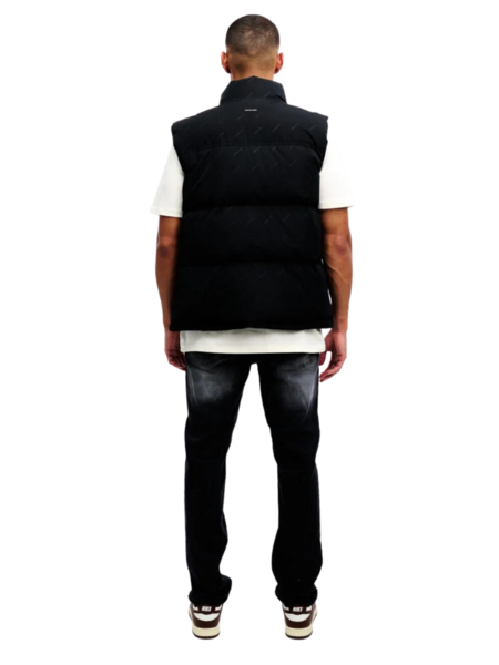 Croyez Croyez Allover Bodywarmer - Black