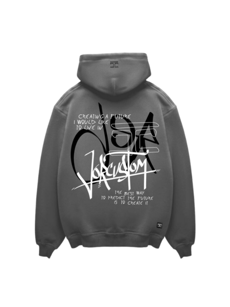 JorCustom JorCustom Future Oversized Hoodie - Acid Grey