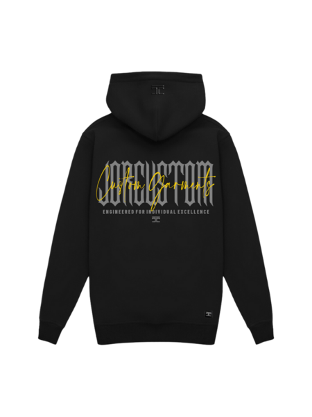 JorCustom Excellence Slim Fit Hoodie - Black