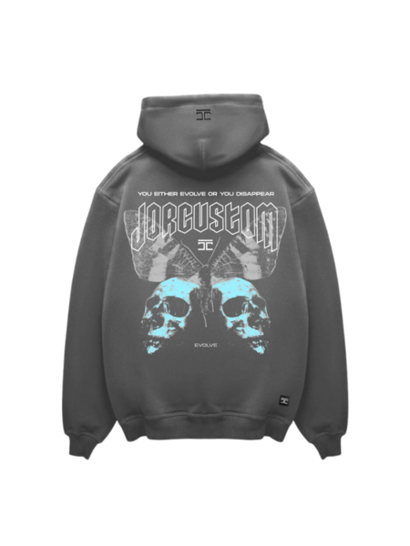 JorCustom JorCustom Evolve Oversized Hoodie - Acid Grey