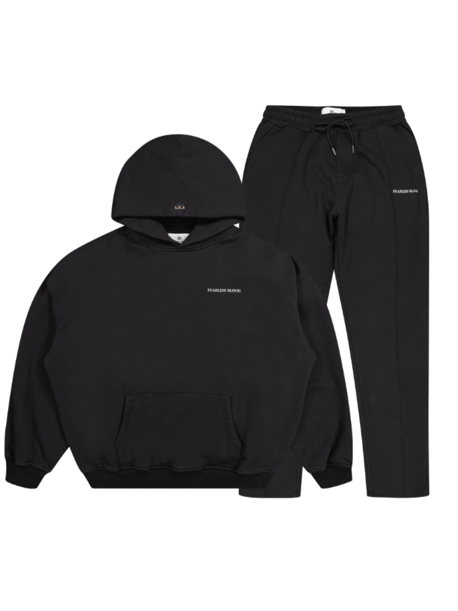 Fearless Blood Fearless Blood Logo Tracksuit - Deep Black