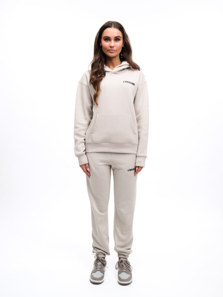 Malelions Malelions Women Studio Hoodie - Taupe