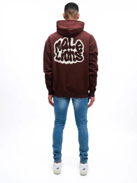 Malelions Malelions Sponge Hoodie - Brown/Light Blue