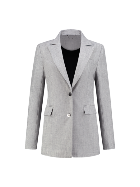 Nikkie Nikkie Asti Melange Blazer - Graphite