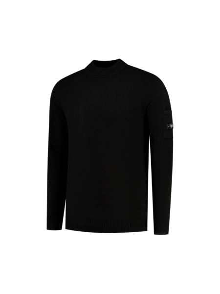 Quotrell Cannes Knitted Sweater - Black