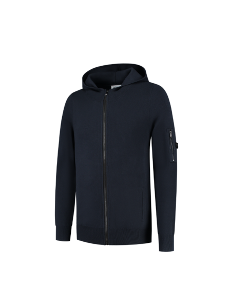 Quotrell Bilbao Knitted Hoodie - Navy