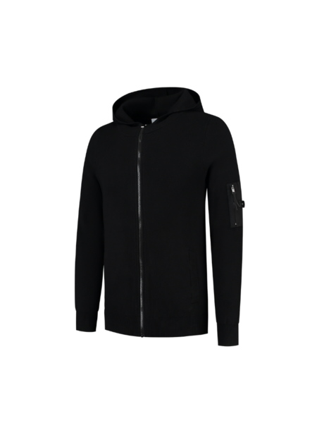 Quotrell Bilbao Knitted Hoodie - Black