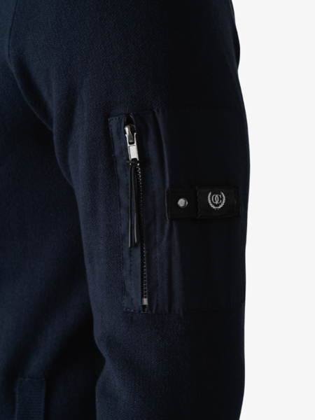 Quotrell Quotrell Bilbao Knitted Hoodie - Navy
