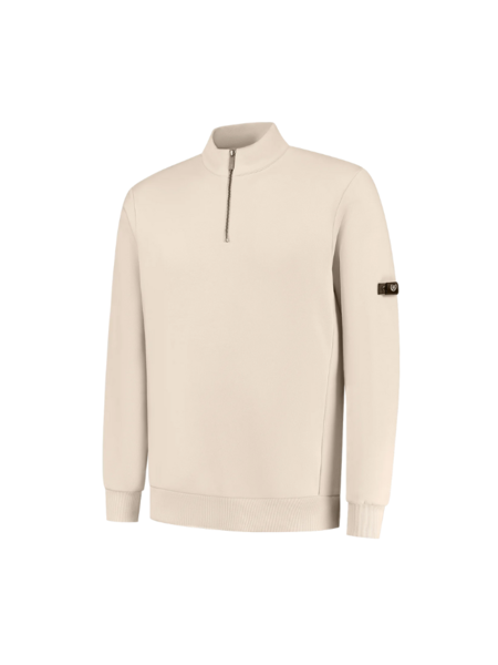 Quotrell Quotrell Faro Halfzip - Ecru