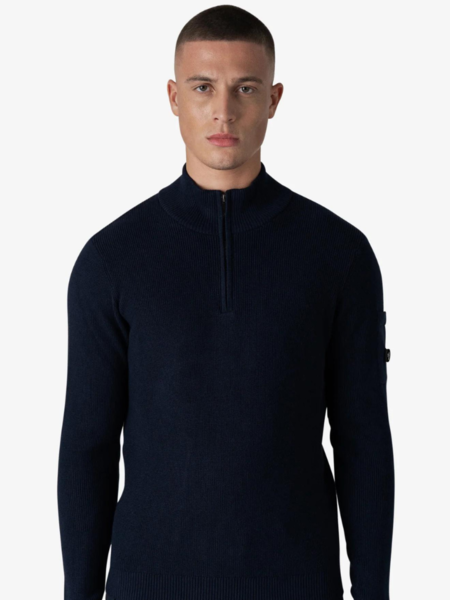 Quotrell Quotrell D'Azur Knitted Halfzip - Navy
