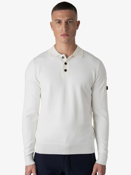 Quotrell Quotrell Couteux Knitted Button Up - Ecru