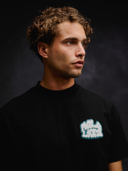 Malelions Malelions Sponge T-Shirt - Black/Teal