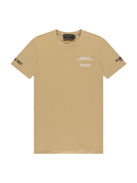 In Gold We Trust In Gold We Trust The Pusha T-Shirt - Beige