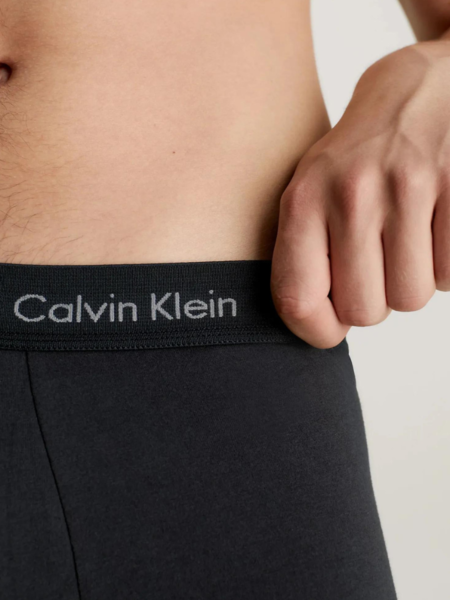 Calvin Klein Calvin Klein Low Rise Trunk 3-Pack - Zwart Wit/Rood/Grijs Logo
