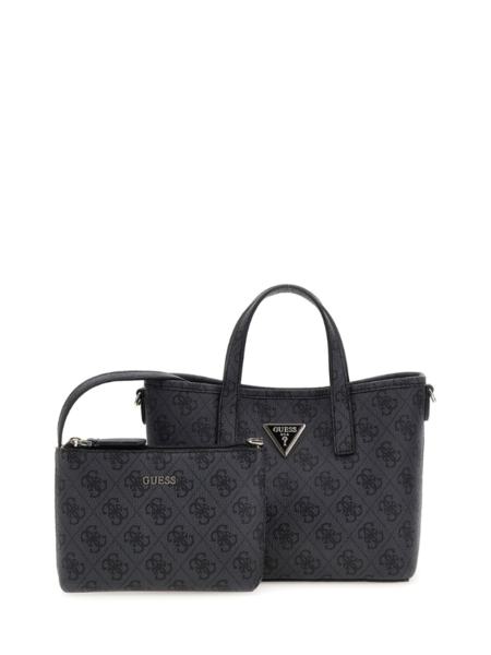 Guess Latona Mini Tote Bag - Coal Logo