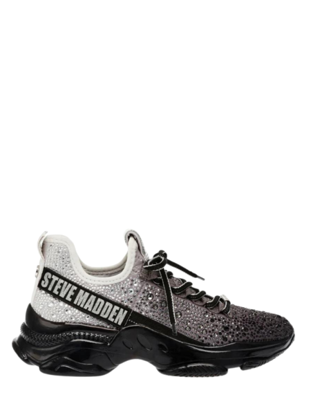 Steve Madden Mistica Sneaker - Black/Silver