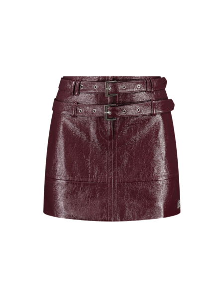 Nikkie Ambon Skirt - Deep Red