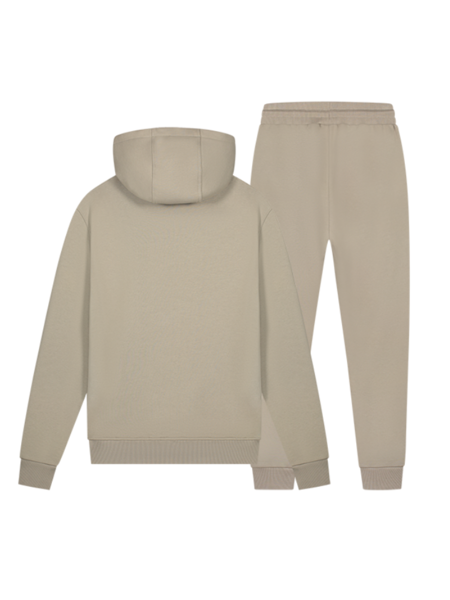 Malelions Malelions Women Signature Tracksuit - Taupe/White