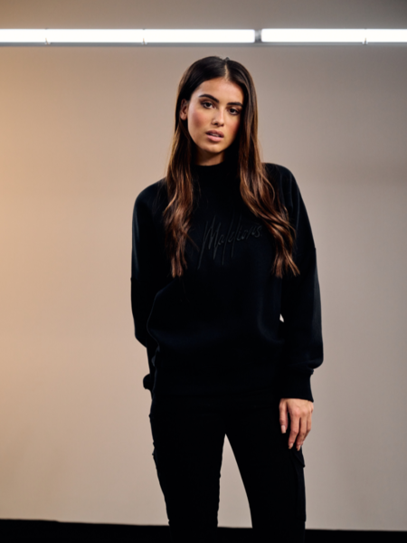 Malelions Malelions Women Essentials Brand Sweater - Black