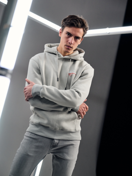 Malelions Malelions Lective Hoodie - Grey/Coral