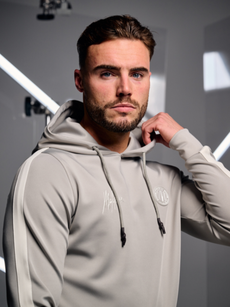 Malelions Malelions Sport Academy Tracksuit - Grey/Off White