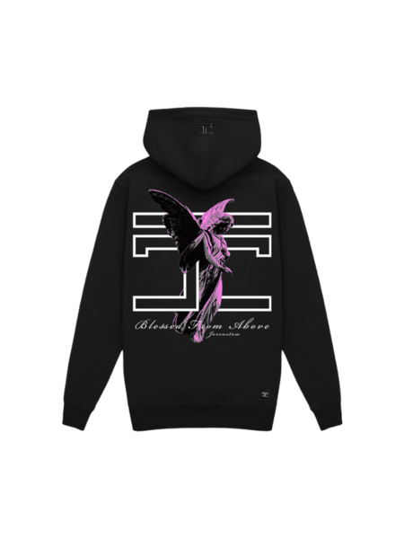 JorCustom JorCustom Women Blessed Slim Fit Hoodie - Black