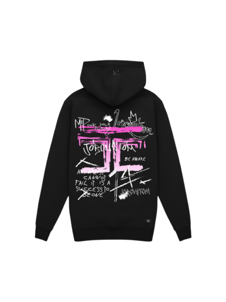 JorCustom Women Artist Slim Fit Hoodie - Black