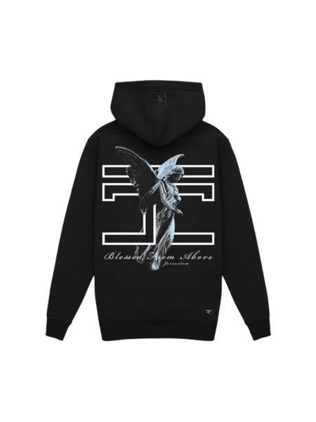 JorCustom Blessed Slim Fit Hoodie - Black