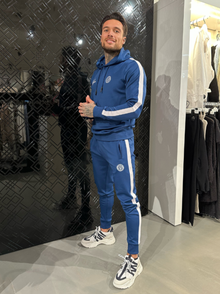 Malelions Sport Academy Tracksuit - Indigo/White