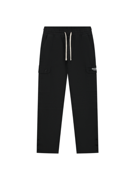 Quotrell Genoa Cargo Pants - Black