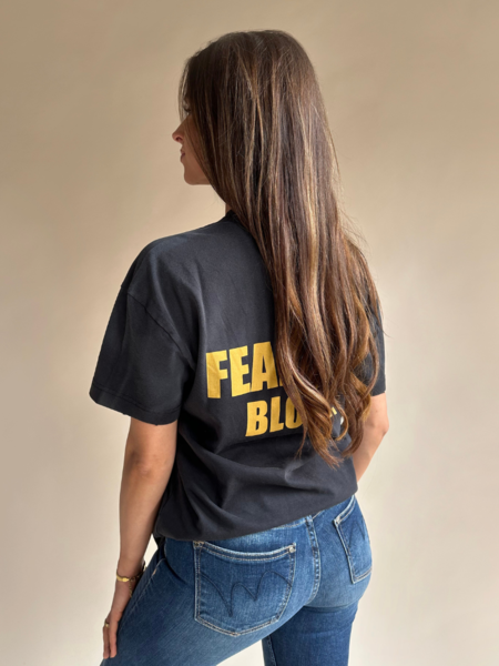 Fearless Blood Fearless Blood Women Logo 02 T-Shirt- Deep Black