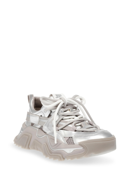 Steve Madden Kingdom-E Sneaker - Silver Steve Madden Steve Madden Kingdom-E Sneaker - Silver
