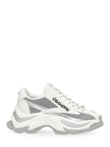 Steve Madden Zoomz Sneaker - White/Silver