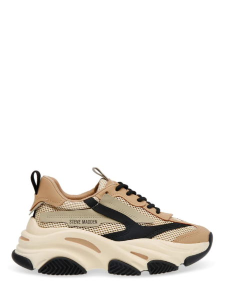 Steve Madden Possession-E Sneaker - Khaki/Black