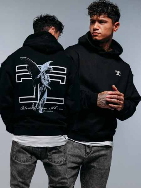 JorCustom JorCustom Blessed Oversized Hoodie - Black