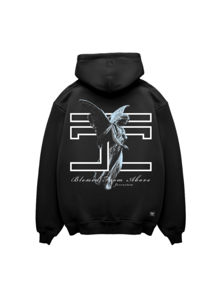 JorCustom Blessed Zipped Hoodie - Black