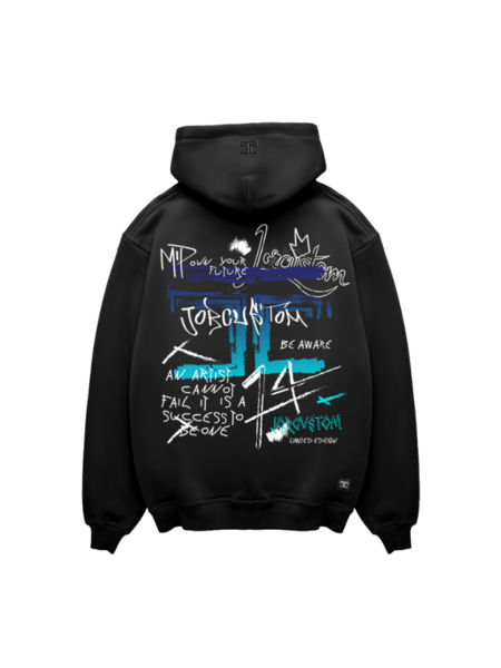 JorCustom Artist Zipped Hoodie - Black